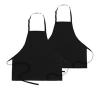 2 Pcs Grembiule Cuoco Cameriere Da Grigliata Grembiuli Con Tasche