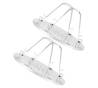 2 Pcs Griglia Per Toast Porta Pane Rastrello Sandwich Di Cottura
