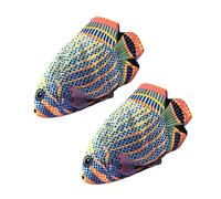 2 Pcs Guanto Da Forno Per Pesce Guanti Sagomati Cucina Anticalore