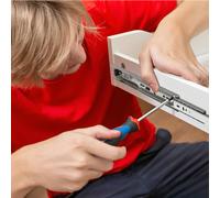 2 Pcs Guide Dei Cassetti Guida Cassetto Slide Dell'armadio Cucina Binario Per