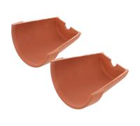 2 Pcs Habitat Delle Tartarughe Rifugio Per Rettili Reptile Nascondere La Grotta