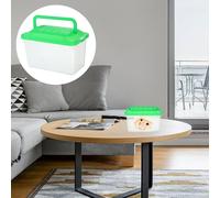 2 Pcs Habitat Delle Tartarughe Terrario Per Rettili in Plastica Betta Acquario