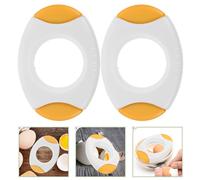 2 Pcs Hard Boiled Egg Peeler Cube Maker Strumento Per Rompere Uova