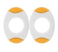 2 Pcs Hard Boiled Egg Peeler Cube Maker Tagliauova Taglierina Per Gusci D'uovo