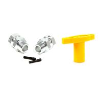 2 Pcs Hex HUB Set for 1/5 HPI ROFUN ROVAN Baja 5B RC CAR PARTS-Rear & 1 Pcs Wheel Wrench