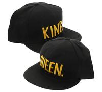 2 pcs hip-hop e regine 3d amanti ricamati coppie cappelli a scatto