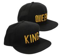 2 pcs hip-hop e regine 3d amanti ricamati coppie cappelli a scatto