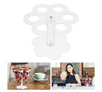 2 Pcs Ice Cream Display Snow Cone Stand Portaconi Gelato Cono Espositore