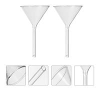 2 Pcs Imbuto Per Bottiglie Imbuti Liquidi Vetreria Da Laboratorio