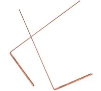 2 Pcs Immersione Nell'acqua Bacchette Per Rabdomante Rabdomanzia Da in Rame