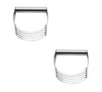 2 PCS Impastatrice Per Farina Acciaio Inox Accessori Panificazione