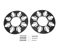 2 pcs in acciaio a carbone Chiudo di protezione del mozzo del mozzo di protezione del mozzo di protezione compatibile con parti motociclistiche S1 S2 in stile Super73(2 pcs)