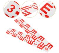 2 Pcs Indicatore Del Livello Dell'acqua Decalcomanie Riflettenti