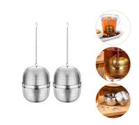 2 Pcs Infusore Per Tè Sfuso Colino Il Filtro Da Acciaio Inossidabile