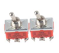 2 PCS Interruttore del Motore CC CW CCW Motore 6 Pin STUSCLEGGIO 250 V 15A Interruttore di Interruttore a Lezionario CC CC Interruttore del Motore CC sull'Interruttore di Spegnimento