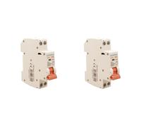 2 PCS Interruttore Magnetotermico 25A, MCB Trifase Curva C 4P 10KA, 380V, 4 Modulo DIN