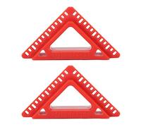 2 PCS Involucro di Porte e Finestre Rivelano Strumenti di Plastica Professionale Rivelare Strumento di Marcatura per Progetti di Lavorazione del Legno 1/4 3/16 Pollici di