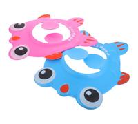 2 Pcs Kids Bath Shower Cap for Baby Time Cappello Doccia Per Bambini Cuffie Da