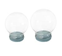 2 Pcs Kit Globo Di Neve Vuoto Globi Artigianali Accessori Per Sfere