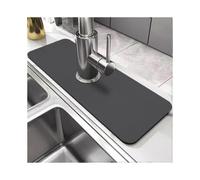 2 Pcs Kitchen Faucet Mat-anti Slip Behind Faucet Handle Drip Catcher Mat-splash Guard Sink Pad-washable,washable