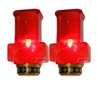 2 Pcs Lampada Preghiera Candele Led Senza Fiamma Decorazione Leggera