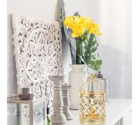 2 Pcs Lanterna Gabbia Per Uccelli Portacandele Da Tè Lanterne Nuziali