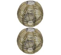 2 Pcs Lanterna Rotonda Sospesa Lanterne Fatte Mano Paralume Globo