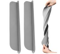 2 pcs lavello da cucina Guardia spruzzata 20.5x2x3 Splash a spruzzo di lavello silicone riutilizzabile facile da pulire per il bagno della cucina