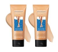 2 Pcs Leg Makeup Camouflage Cream - Waterproof Body Foundation for Varicose Veins, Tattoos & Blemishes, Long-Lasting Leg Cover Up with Natural Finish (Brown)