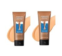 2 Pcs Leg Makeup Camouflage Cream - Waterproof Body Foundation for Varicose Veins, Tattoos & Blemishes, Long-Lasting Leg Cover Up with Natural Finish (Dark brown)