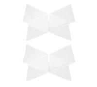 2 Pcs Leggio Per Libri Supporto Libro Stand Del Trasparente Libreria Da Tavolo