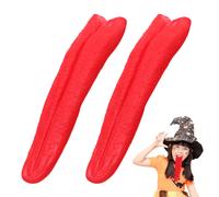 2 PCS Lingua Finta Lunga Oggetti Di Scena Per Cosplay Prop Horror