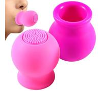 2 pcs Lips Enhancer Device Dispositivo, strumento di più asole del labbro in silicone morbido, pennello per la pulizia del viso pulita e massaggi, cura del viso multiuso per le donne