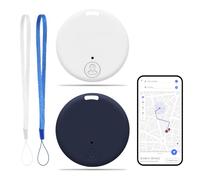 2 Pcs Localizzatore Chiavi Bluetooth 5.2, Smart Tag GPS Compatibile con iOS e Android, Tracker GPS Avanzato per Oggetti, Borse, Portafogli, Animali, Valigie, Localizzatore Portatile con Allarme Sonoro