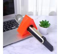 2 Pcs Logo Della Stazione Microfono Accessori Protezione Bandiera Con