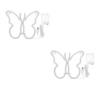 2 PCS Luce Di Notte Lucina Al Neon Per La Camera Da Letto Lampada