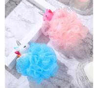 2 Pcs Luffa Unicorno Per Bambini Accessori Vasca Da Bagno Della Doccia