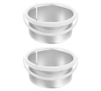 2 Pcs Macchina Ceretta Pentolino Per Cera Candele Crogiolo Di Alluminio