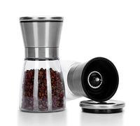 2 Pcs Macina Pepe Manuale Trita Smericante Di Metallo Macinino Per Spezie