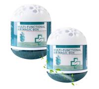 2 PCS Magic Box Per La Purificazione D-ell'Aria Interna E La Rimozione Della Polvere-Aspiratore Multifunzionale Air Magic Box, formula a base di estratti vegetali, per camera da letto, bambini,animali