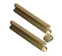 2 Pcs Maniglie Tiretti Armadio Pomello Cassetto Manopole Da Cucina Pull tirettiera Mobili Lega di alluminio Manopola dell'armadio Della Porta per Camera Da Letto (150mm,bronzo oro)