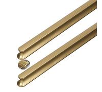 2 Pcs Maniglie Tiretti Armadio Pomello Cassetto Manopole Da Cucina Pull tirettiera Mobili Lega di alluminio Manopola dell'armadio Della Porta per Camera Da Letto (1100mm,bronzo oro)