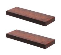 2 Pcs Materiale Del Manico Coltello in Ebano Per Il Riparazione Legno