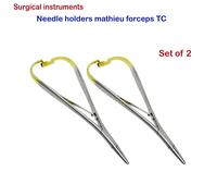 2-pcs Mathieu Needle Holders TC Ago Supporti Forcipi Dentali Strumenti CE