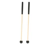 2 Pcs Mazze Percussioni Di Gomma Tamburi Grancassa Borsa Bacchette