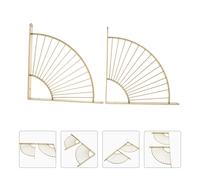 2 Pcs Mensole Per Doccia Supporto Da Muro Staffa Di Sullo Scaffale