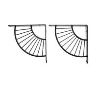 2 Pcs Mensole Per Doccia Supporto Da Muro Staffa Di Sullo Scaffale