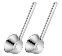 2 Pcs Mestoli Acciaio Inox Cucchiaio Manico Lungo Paletta Da Bagno