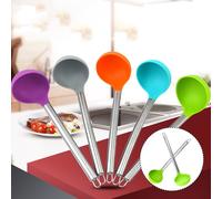 2 Pcs Mestoli Per Zuppa Resistenti Al Calore Set Silicone Cucchiai Da Cucina