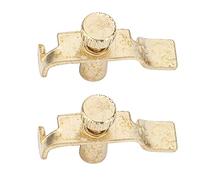 2 Pcs Metal Erhu a Regolatore Sottile Tuner Sottile Morsetto/supporto Accessori Golden per Pitch Stabile e Durevoli Giocatori